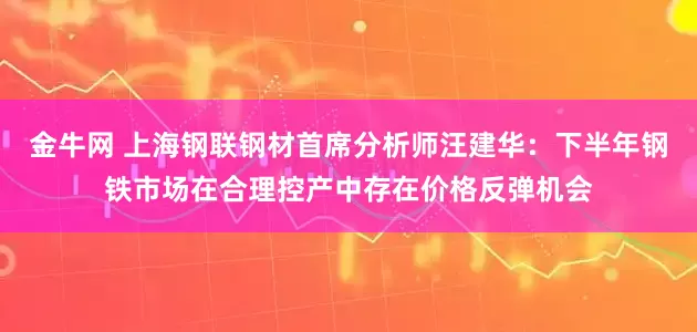 金牛网 上海钢联钢材首席分析师汪建华：下半年钢铁市场在合理控产中存在价格反弹机会