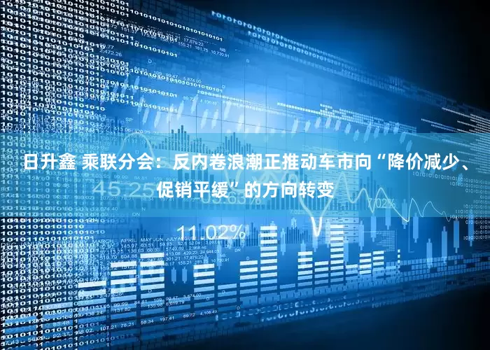 日升鑫 乘联分会：反内卷浪潮正推动车市向“降价减少、促销平缓”的方向转变